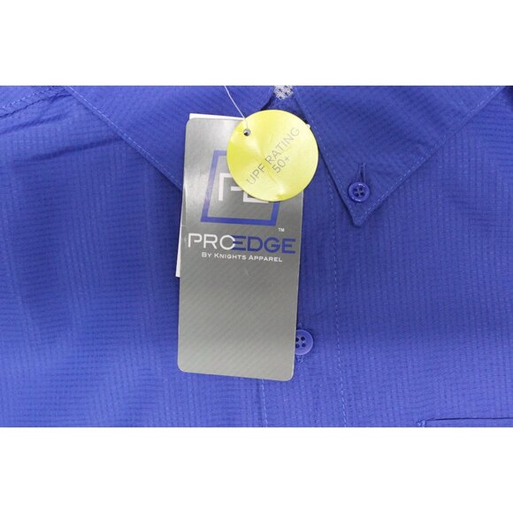 Pro Edge NCAA Virginia State Trojans button down short sleeve performance shirt‎ - Picture 10 of 11